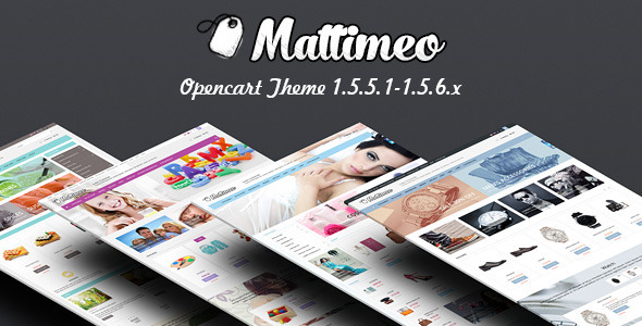 Mattimeo – Responsive OpenCart Theme Mattimeo – Responsive OpenCart Theme