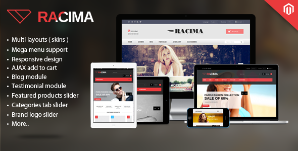 Racima - MultiStores Magento Theme Racima - MultiStores Magento Theme