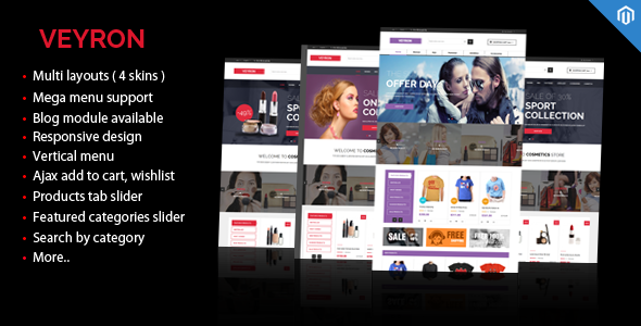 Veyron - Responsive Magento Template Veyron - Responsive Magento Template