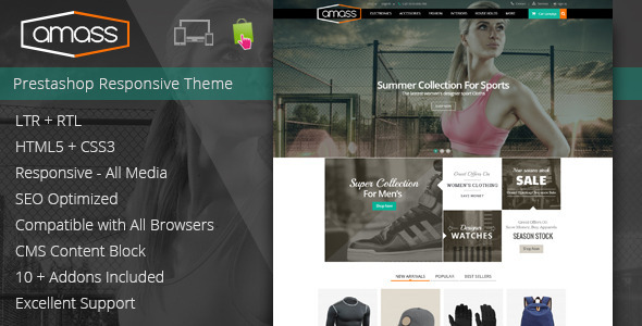 Amass - Prestashop Responsive Template Amass - Prestashop Responsive Template
