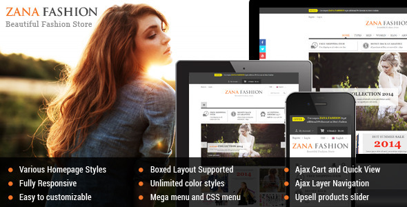 Zana - Premium Magento Fashion Theme Zana - Premium Magento Fashion Theme