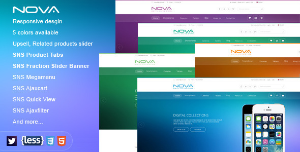 SNS Nova - Responsive Multipurpose Magento Themes