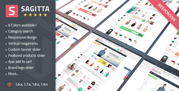 Sagitta - Mega Store Responsive Magento Theme