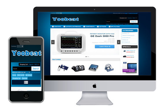 yoobeat - free responsive opencart template