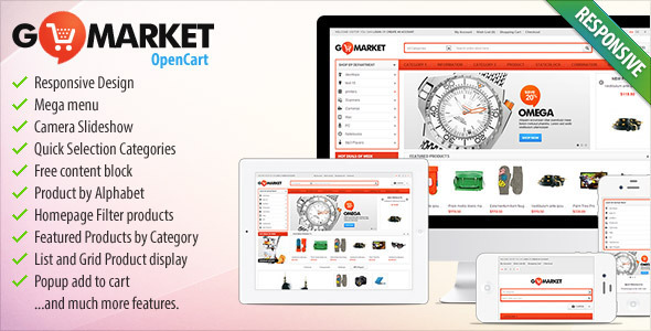 BossThemes GoMarket - Supermarket OpenCart Theme