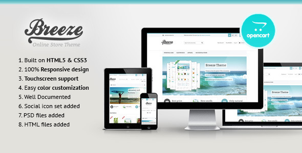 Breeze — Responsive OpenCart Theme