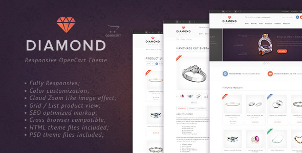 Diamond — Responsive OpenCart Theme