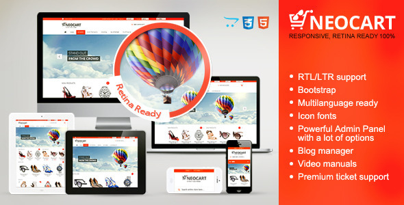 NeoCart - Premium Responsive Retina OpenCart Theme