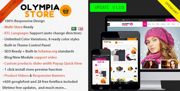 Olympia - Premium Multi-Purpose Opencart Theme