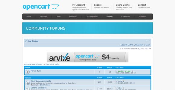 OpenCart Community opencart support tutorials