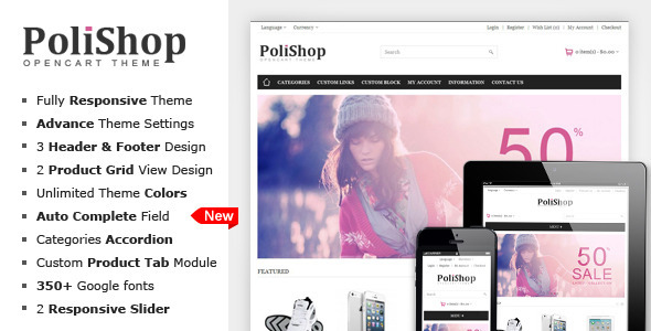 Polishop - Responsive OpenCart Theme