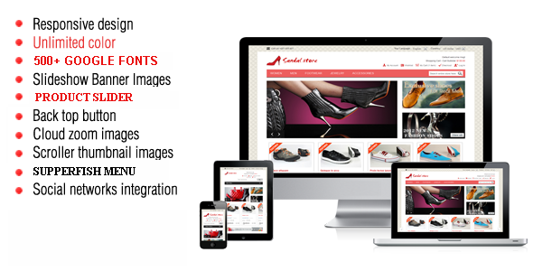 Sandal Responsive OpenCart Theme