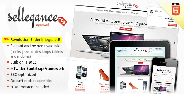Sellegance - Responsive and Clean OpenCart Theme