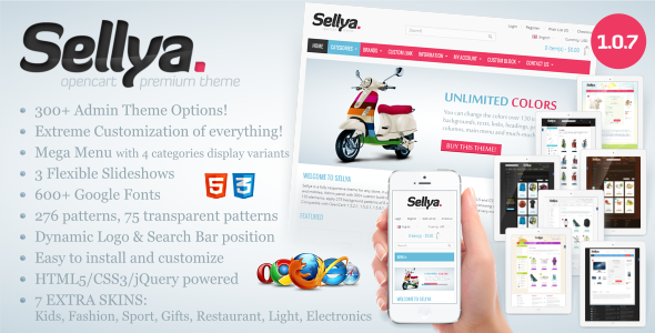Sellya - Responsive OpenCart Theme