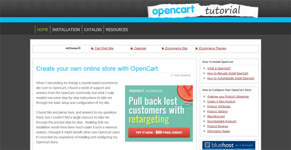 opencart tutorials