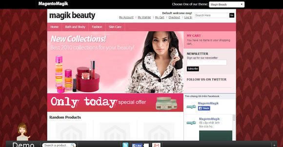 Fashion free responsive magento themes