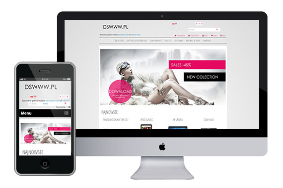 Minimal Pink free responsive opencart templates 1