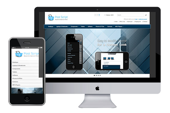 PostScript – Free Responsive Opencart Theme