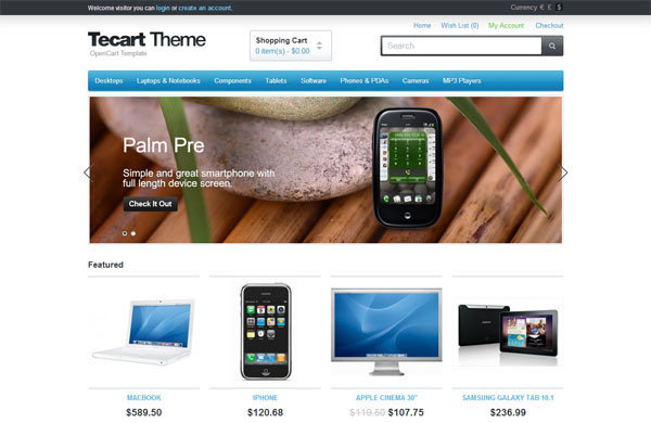 Tecart-free-opencart-templates themes