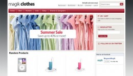 clothes free magento theme themes