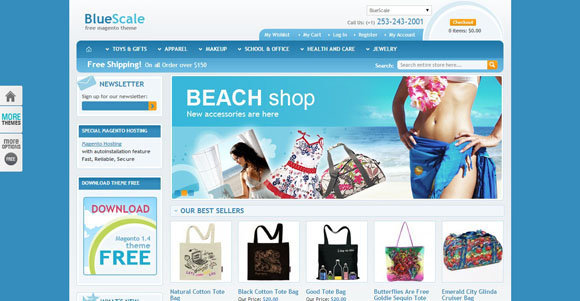 Fashion free responsive magento themes