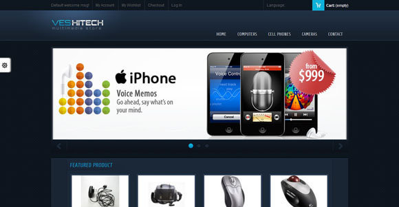 18+ Free Magento Themes : Technology, Electronis, Camera, Mobiles ...