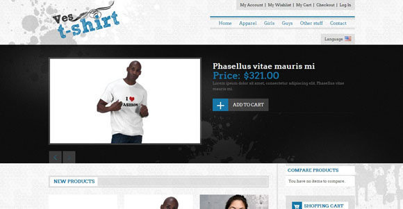 Fashion free responsive magento themes