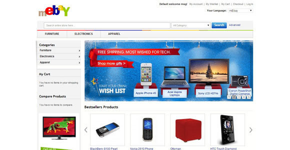 20+ Shopping Free Magento Templates