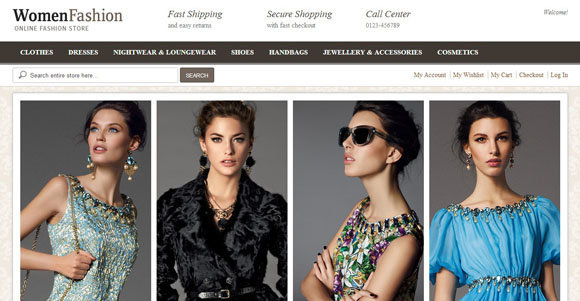 Fashion free responsive magento themes