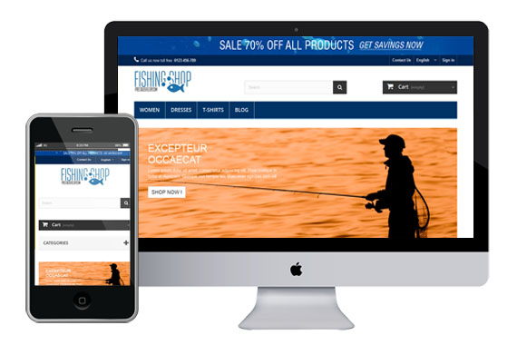 Fishing – Free Responsive Prestashop Themes