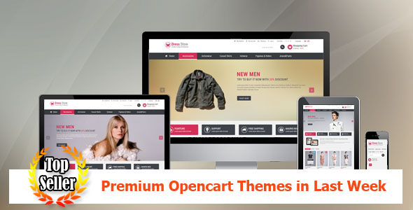 Top Sellers Premium Opencart Themes in Last Week