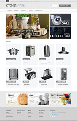 KitchenWare – Bootstrap vQmod Free Responsive OpenCart Themes KitchenWare – Bootstrap vQmod Free Responsive OpenCart Themes