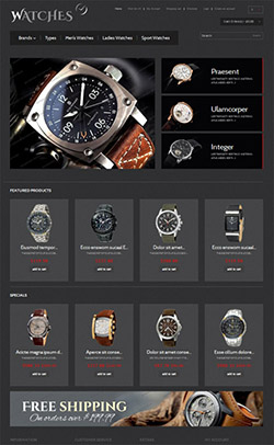 Watches – Free Responsive OpenCart Themes Watches – Free Responsive OpenCart Themes