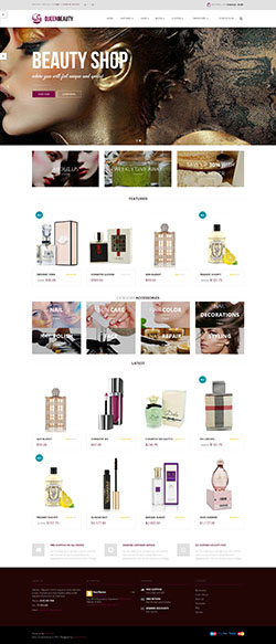 Pavo Queenbeauty free responsive opencart theme