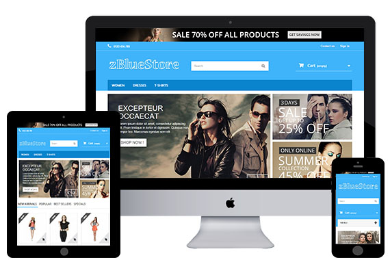 zBluestore - Free Prestashop Theme zBluestore - Free Prestashop Theme